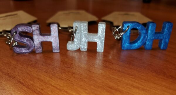 Personalized Initials Keychain